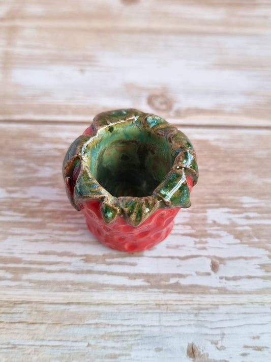 Strawberry Candlestick Holder