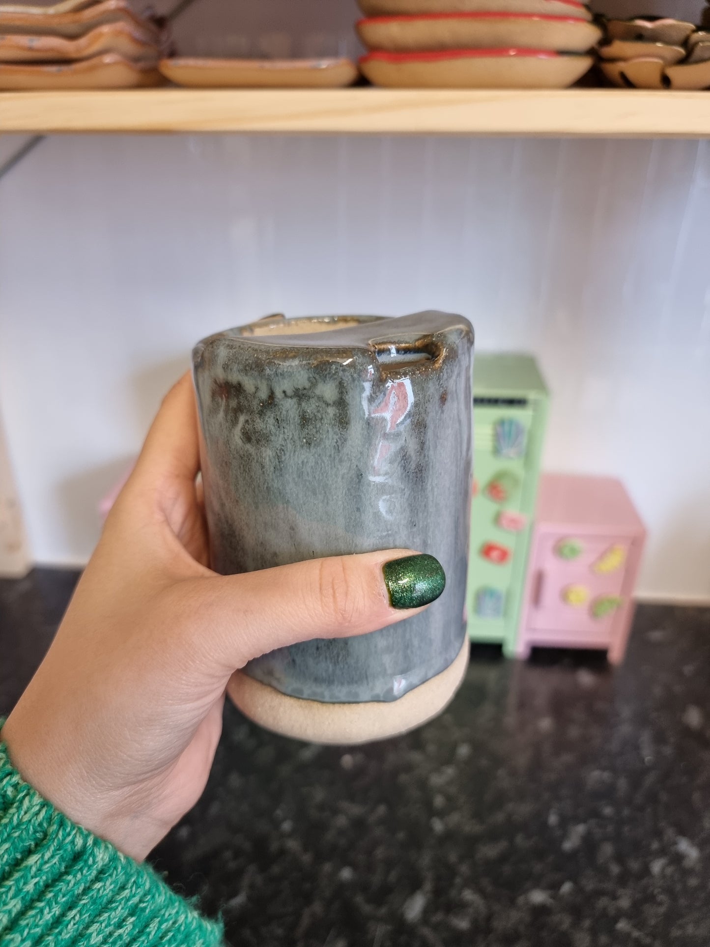 Midnight Tumbler with Straw