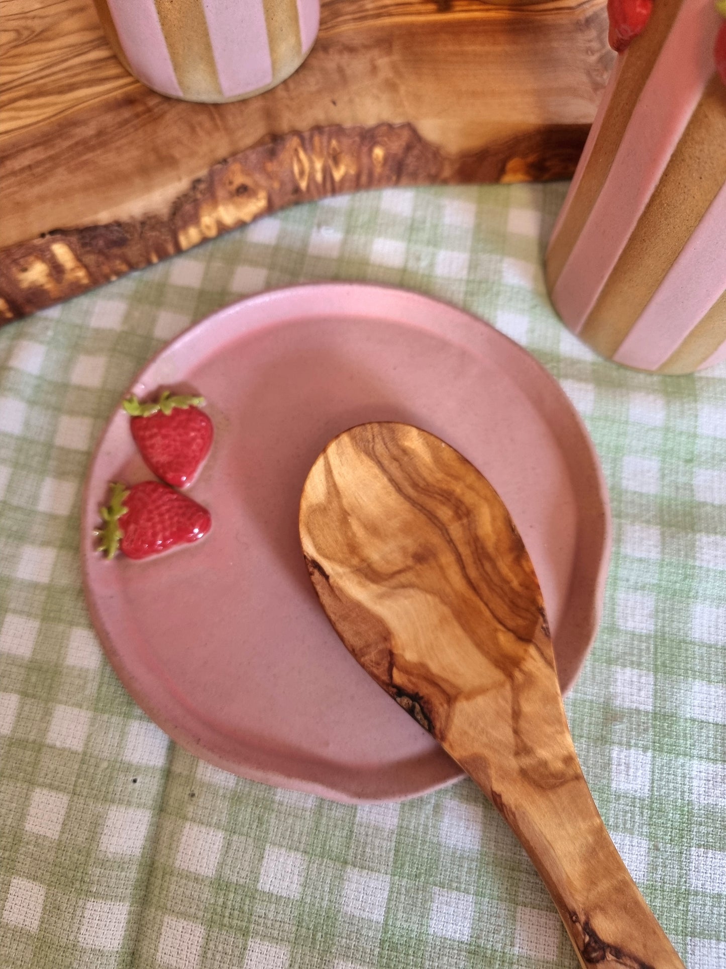 Strawberry Kisses Spoon Rest