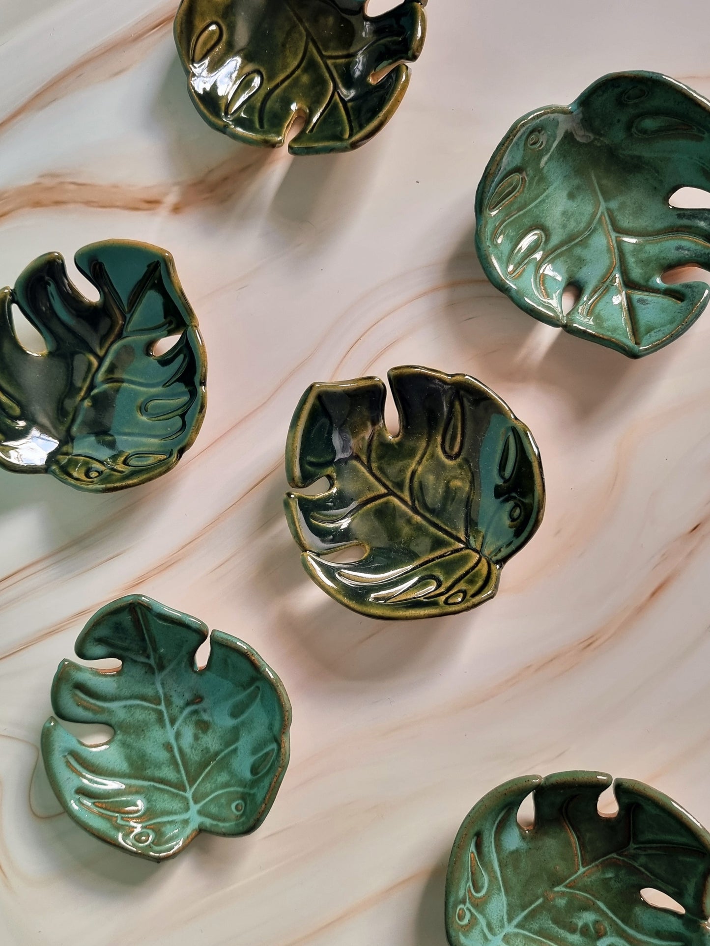 Tropical Leafy Days Trinket Dish