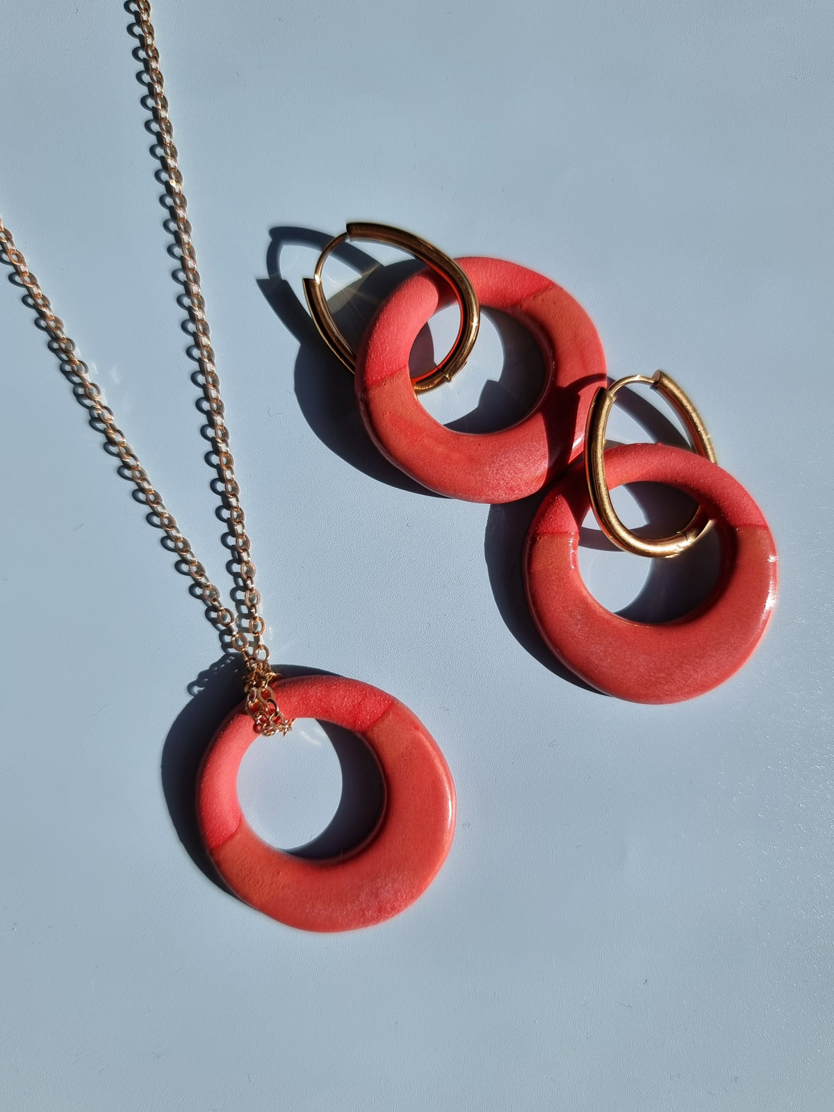 Fruity Loop Earrings - Watermelon
