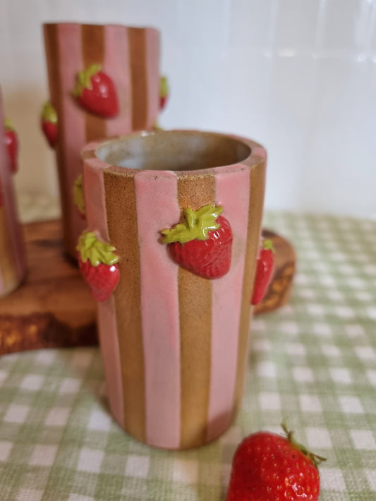 Strawberry Kisses Vessel