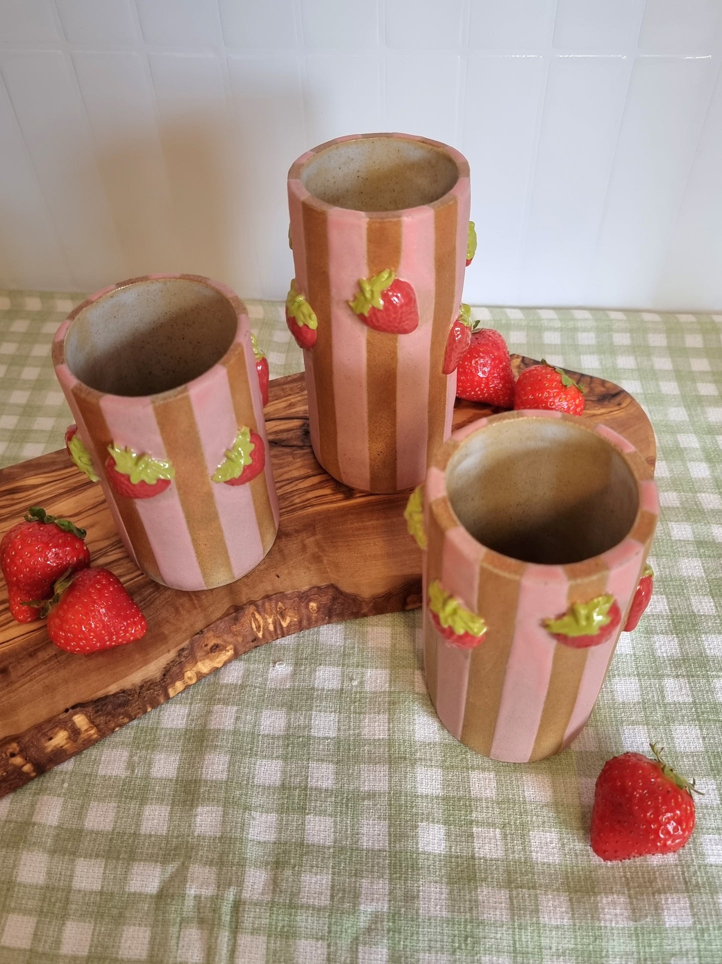 Strawberry Kisses Vessel