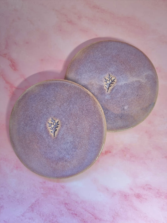 Set of 2 Lavender Haze Coasters