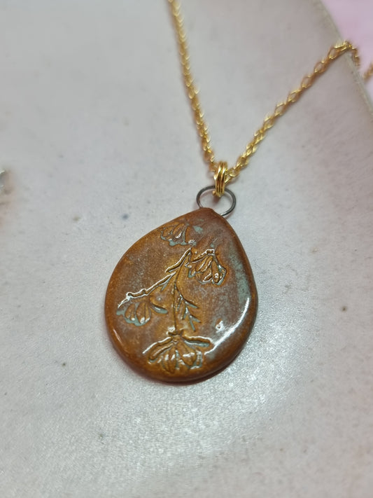 Wild Teardrop Pendant