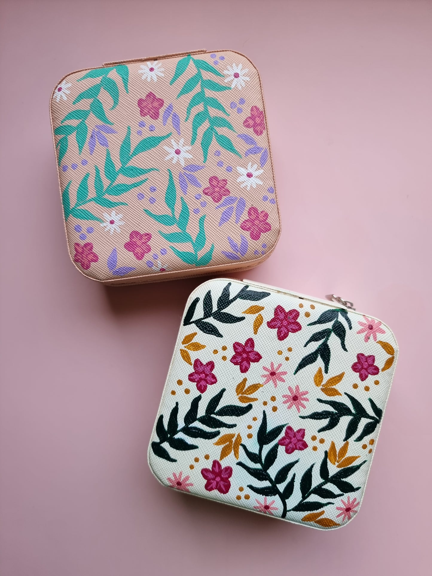 Mini Handpainted Jewellery Box