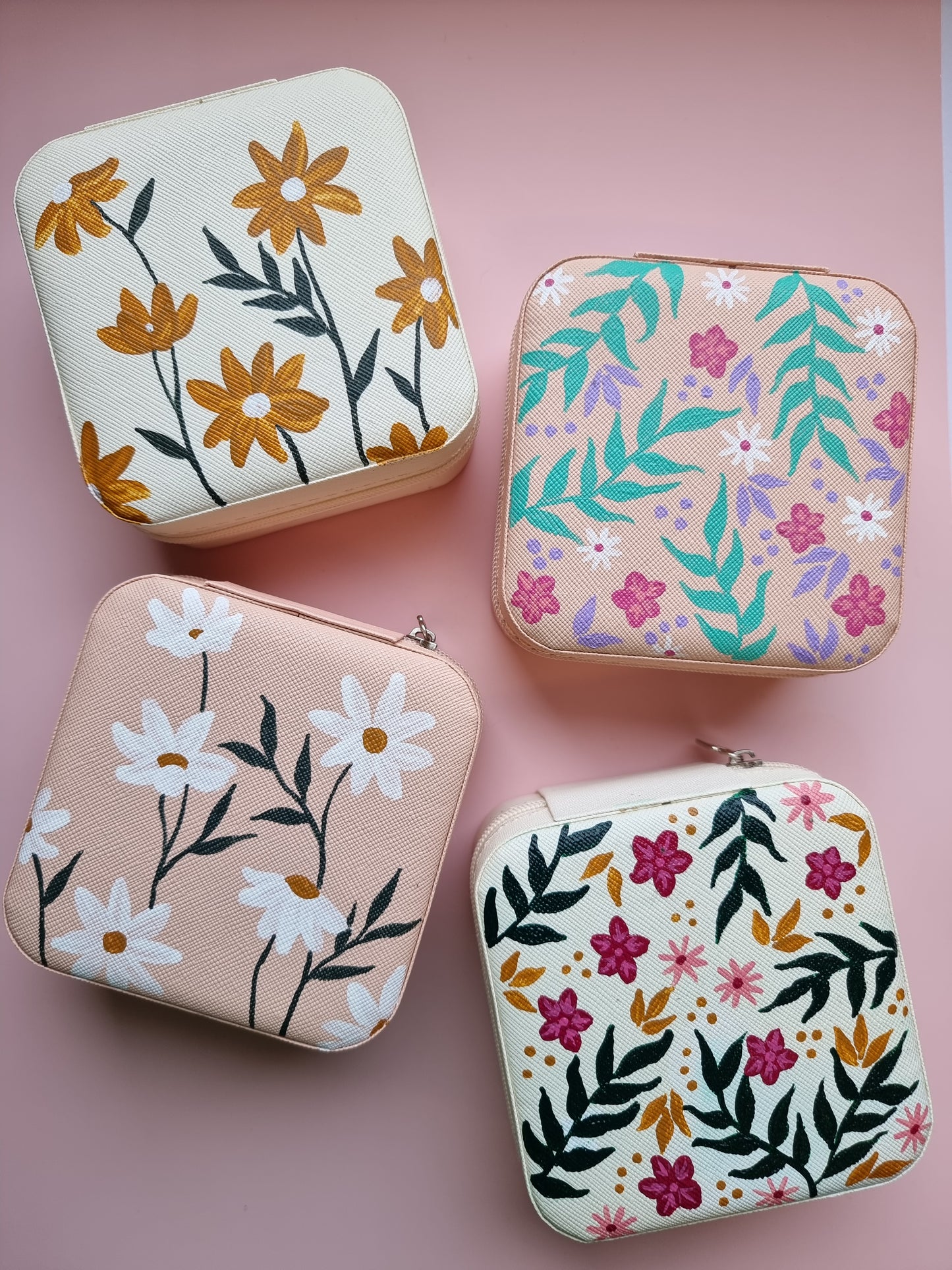 Mini Handpainted Jewellery Box