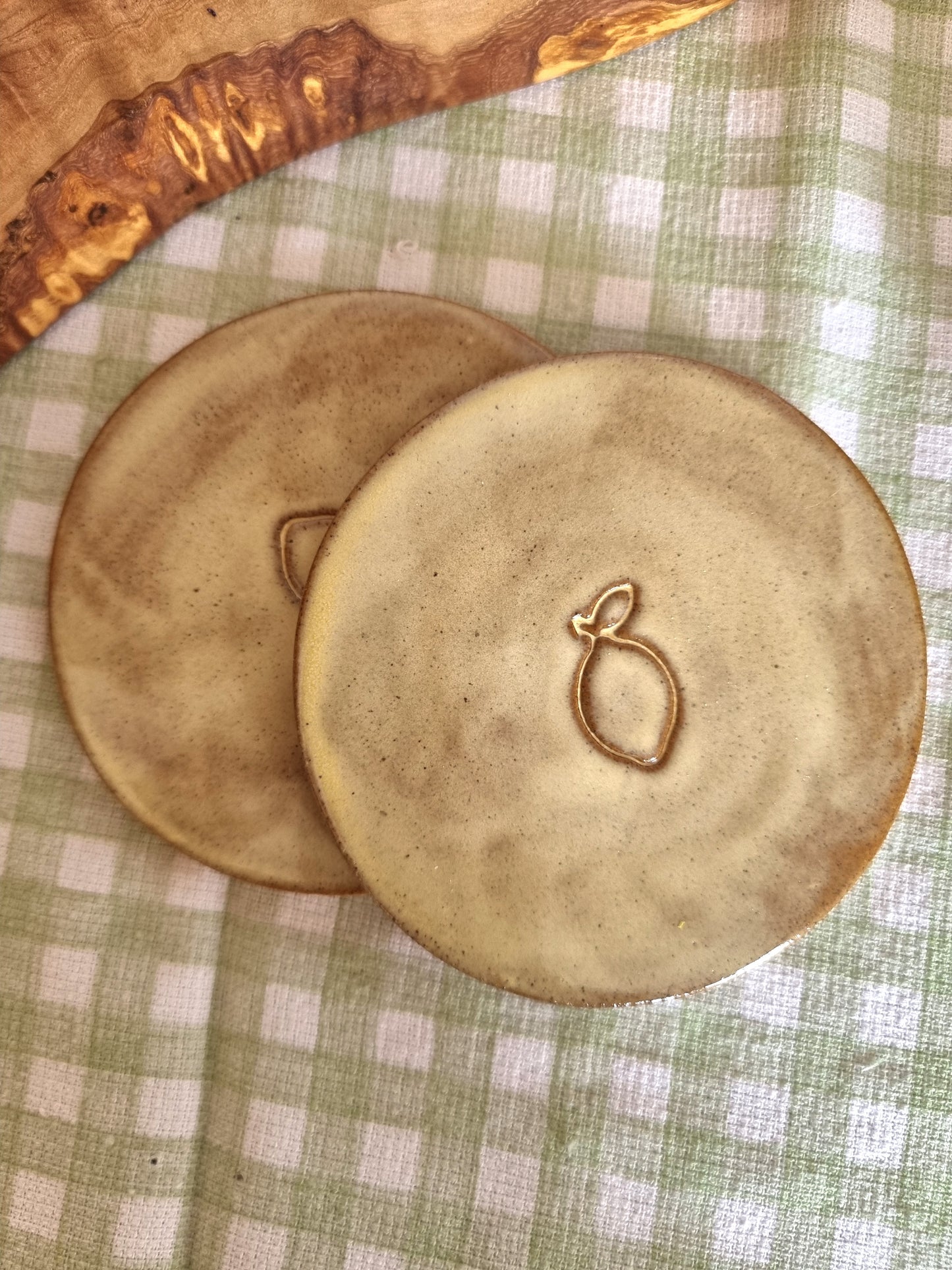 Lemon Sherbert Coaster Set