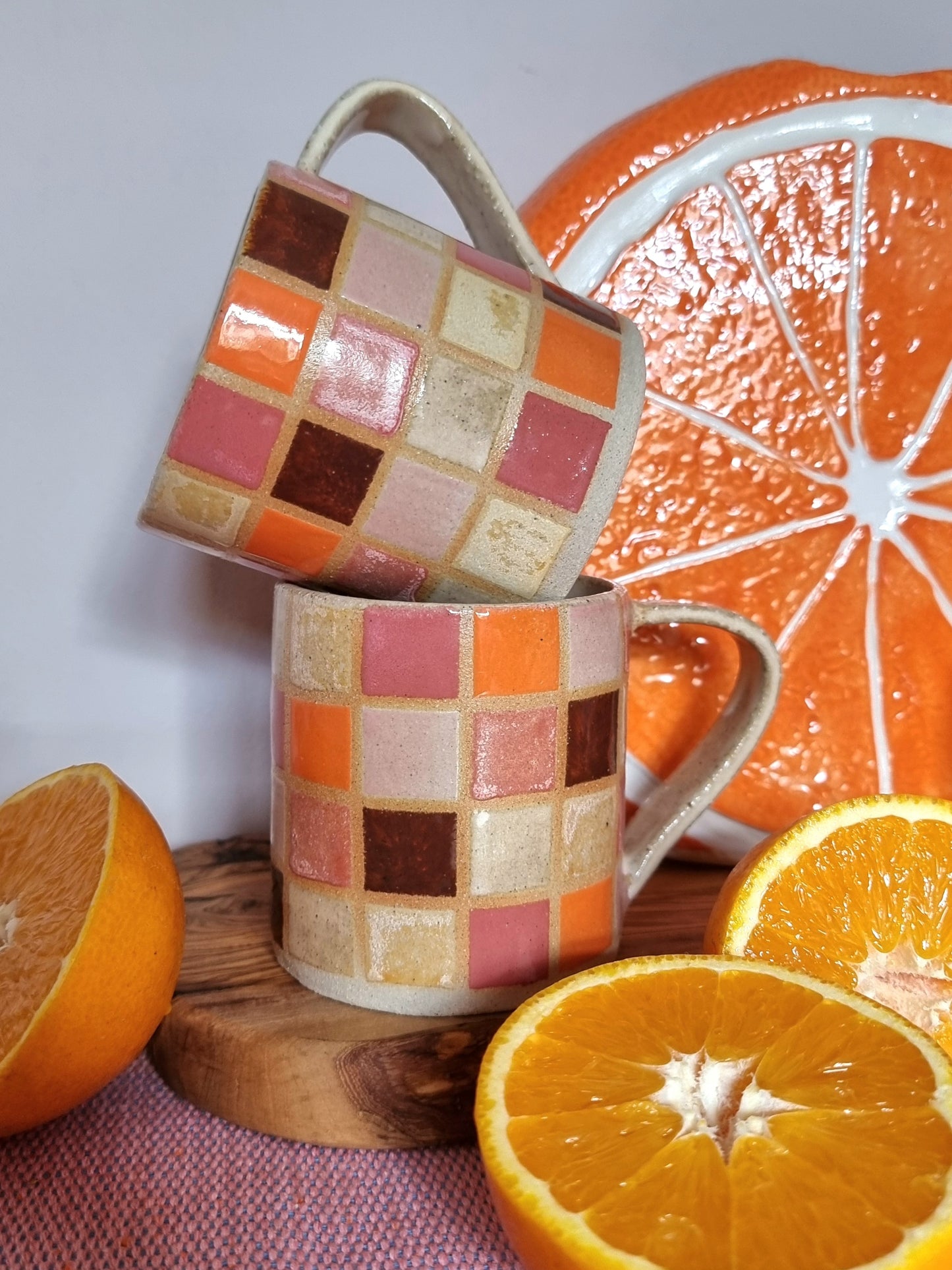 Orange Sunpatch Mug