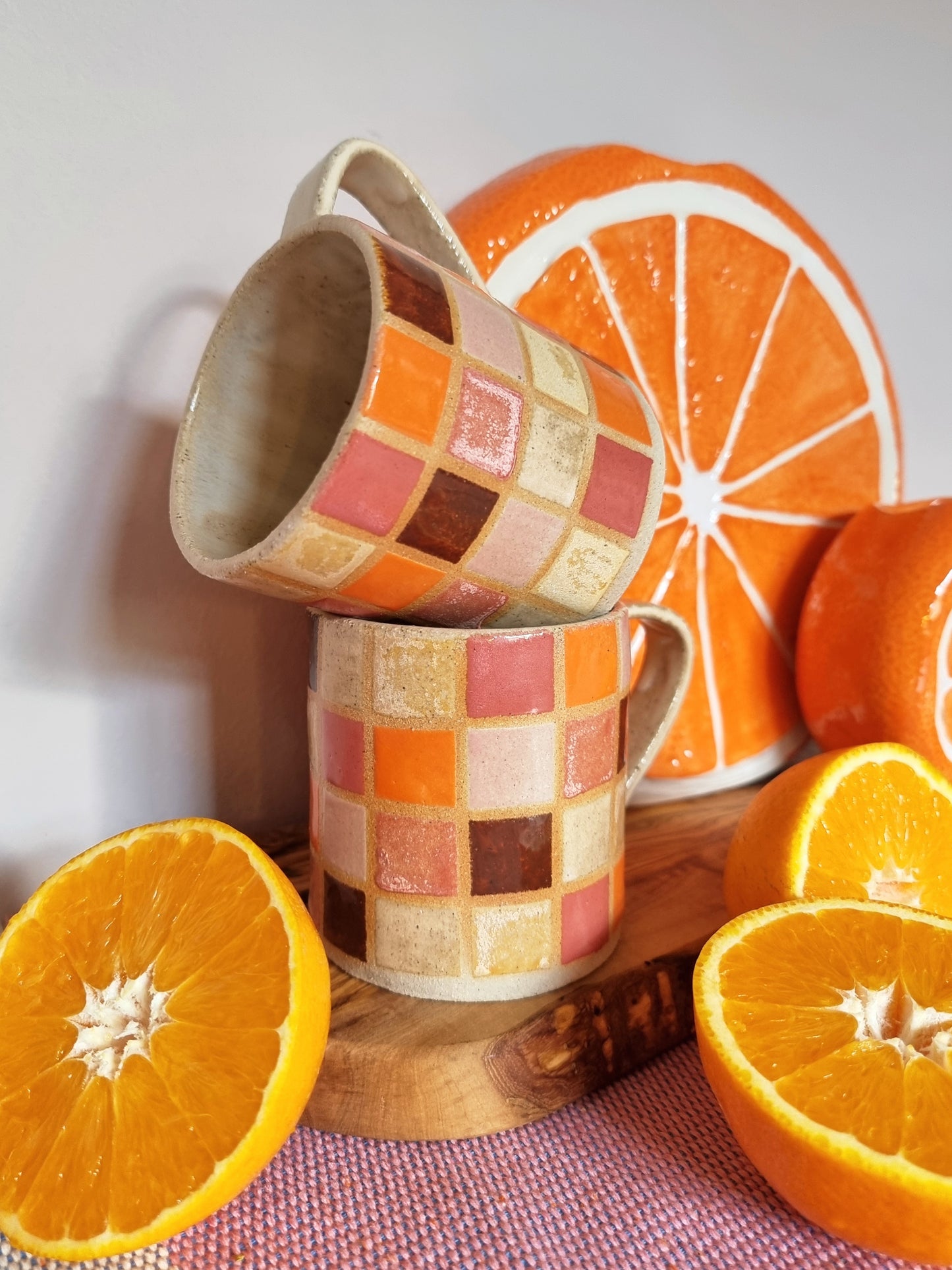 Orange Sunpatch Mug