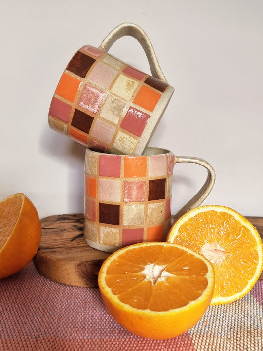 Orange Sunpatch Mug