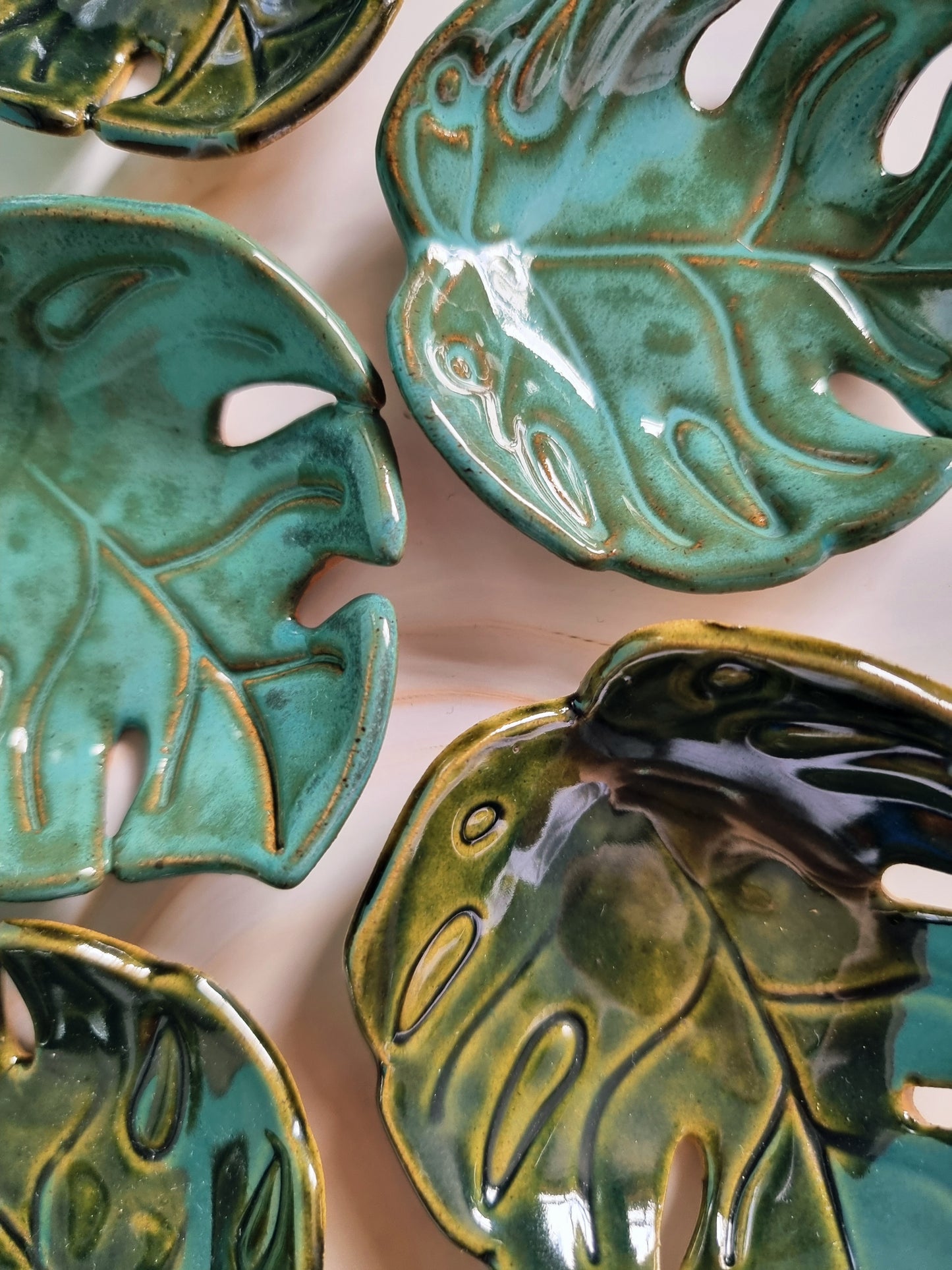 Tropical Leafy Days Trinket Dish