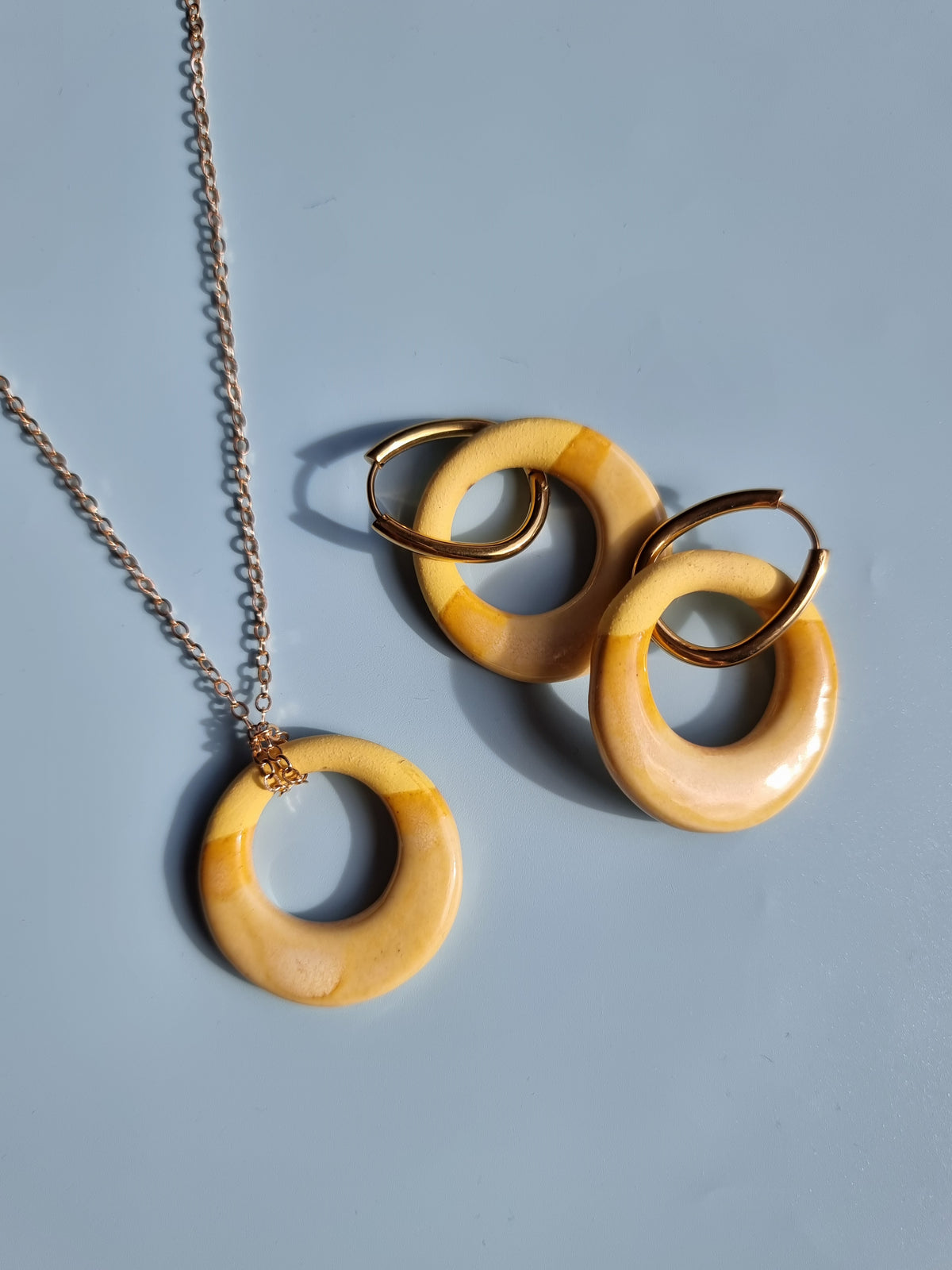 Fruity Loop Earrings - Lemon