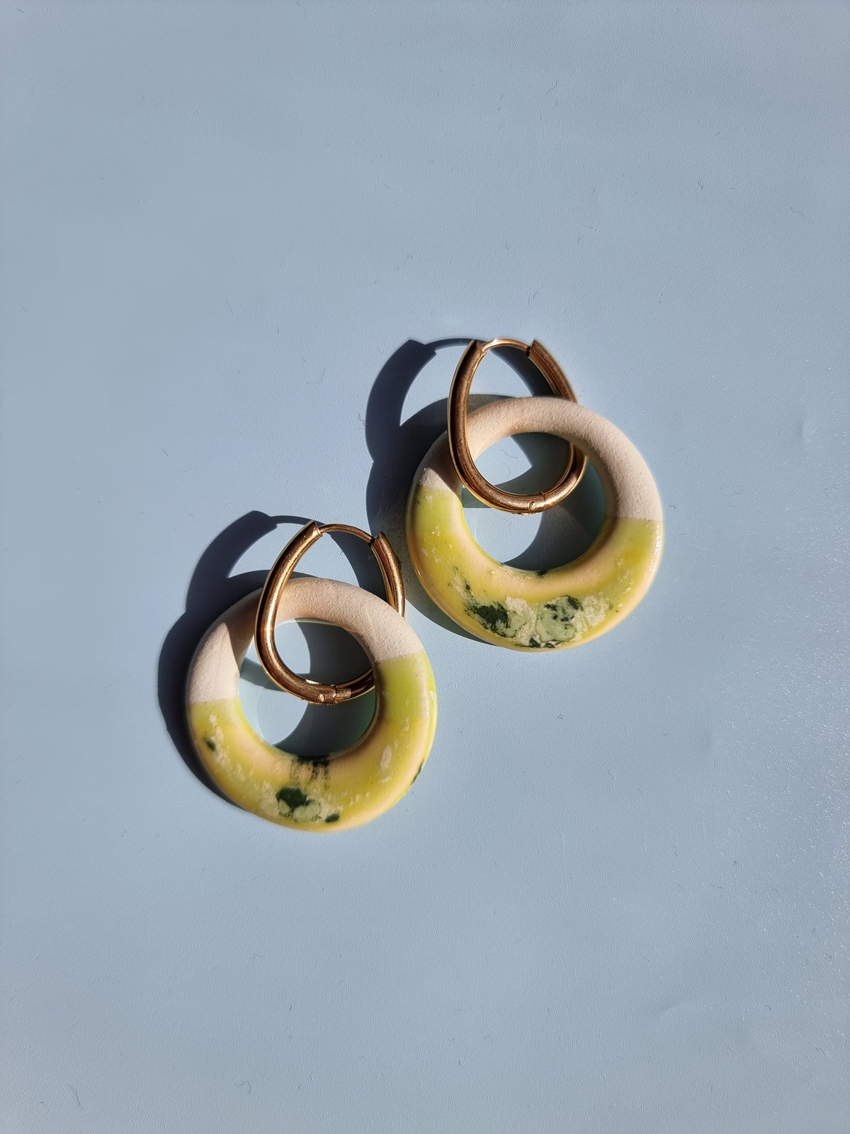 Fruity Loop Earrings - Watermelon Lime