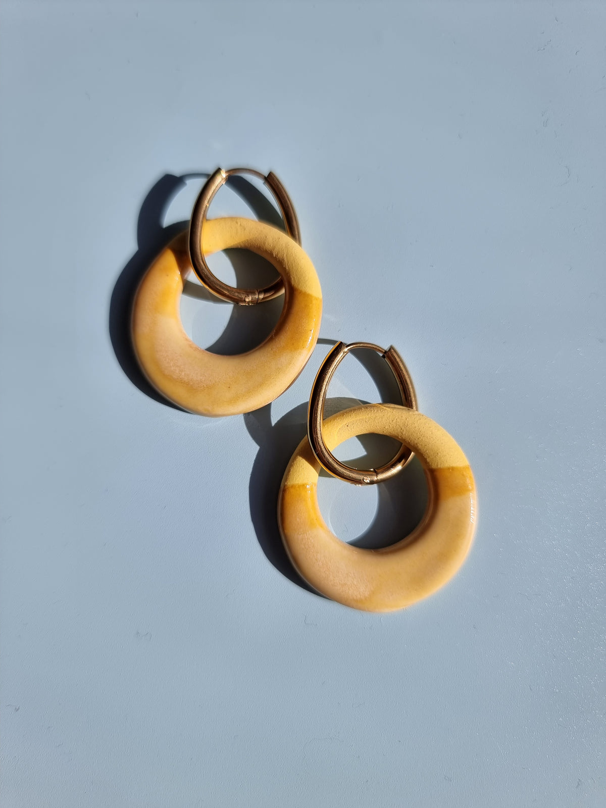 Fruity Loop Earrings - Lemon