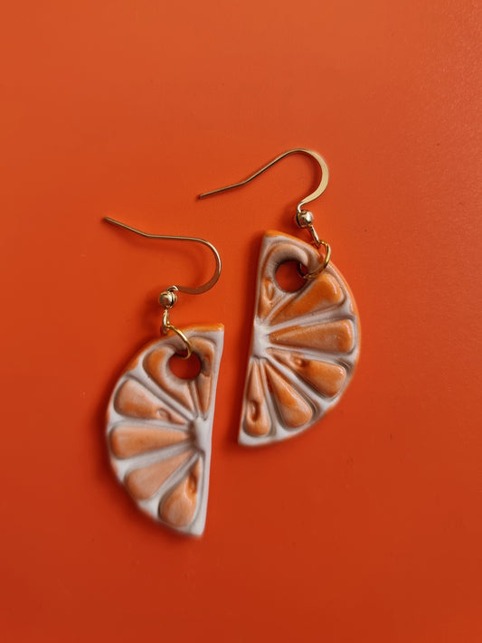Citrus Wedge Earrings