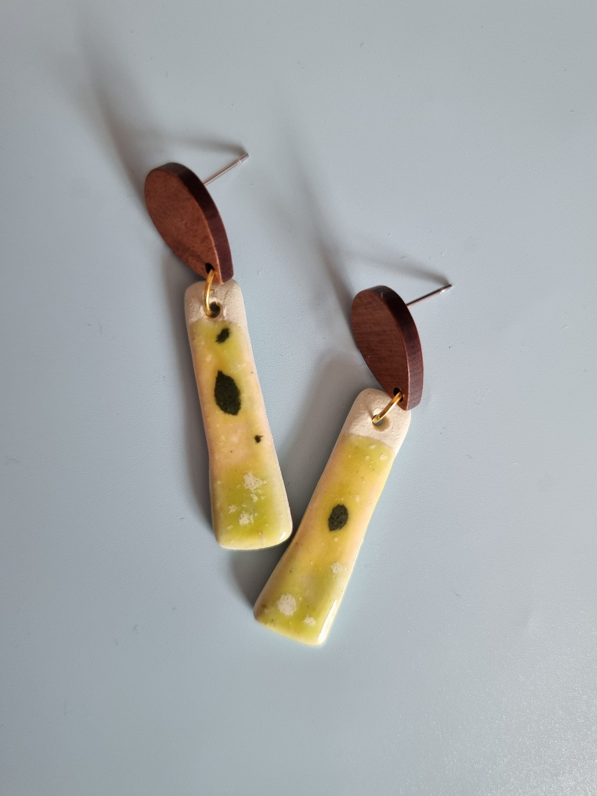 Fruity Teardrop Earrings - Watermelon Lime