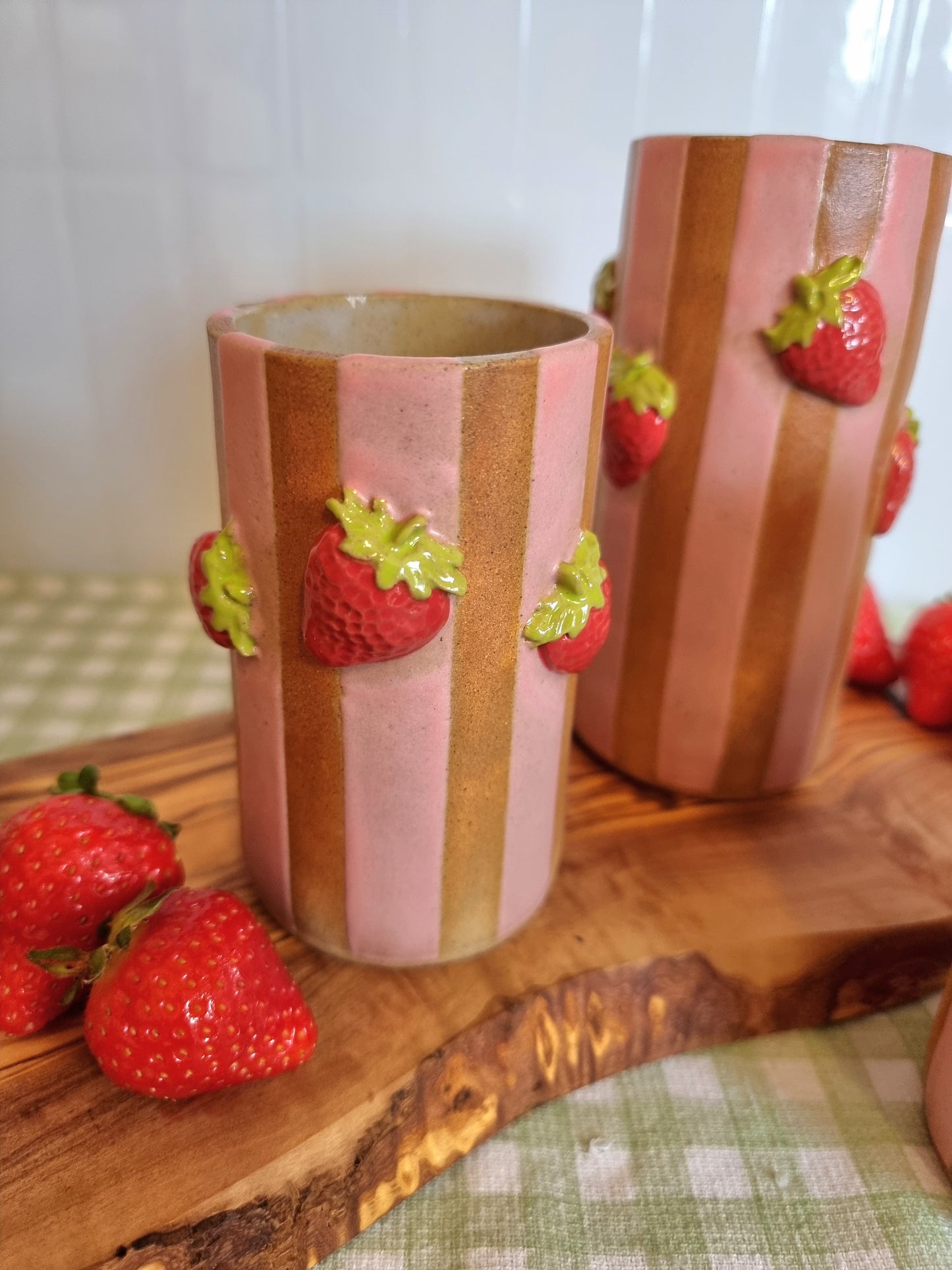 Strawberry Kisses Vessel