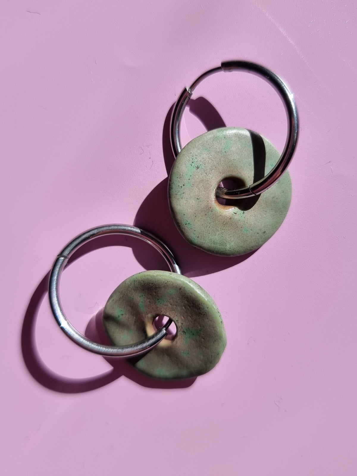 Colour Burst Earrings - Moss Pond