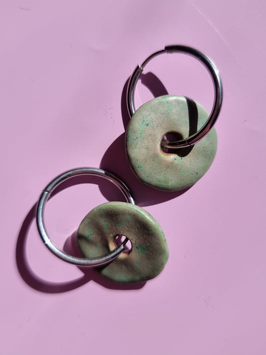 Colour Burst Earrings - Moss Pond