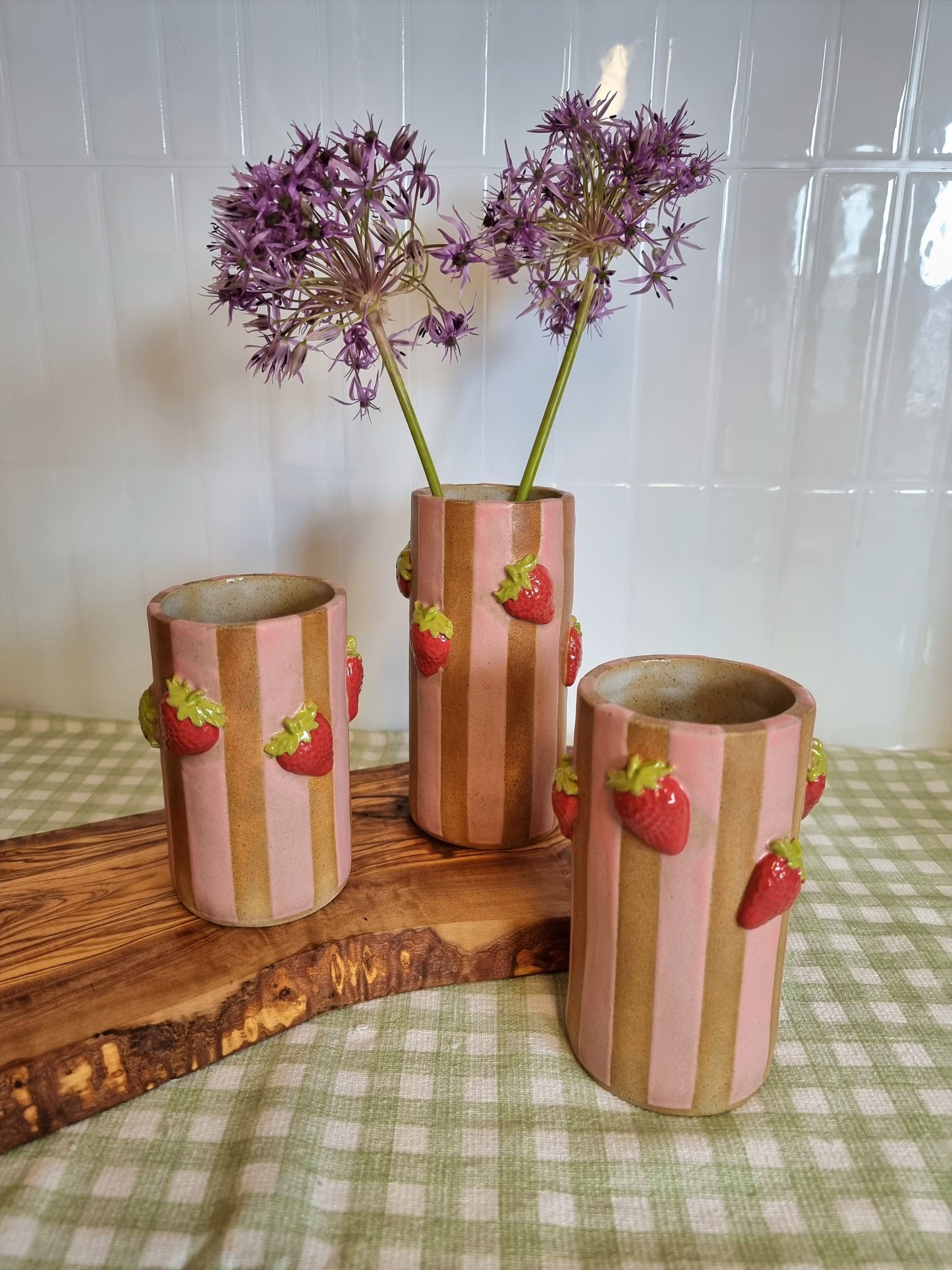 Strawberry Kisses Vessel